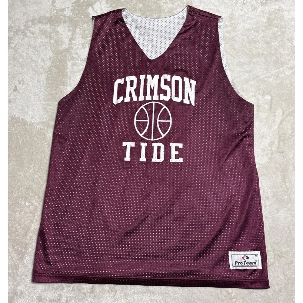 Alabama Crimson Tide Basketball Jersey Men's XL Pro Team Reversible Tank Top